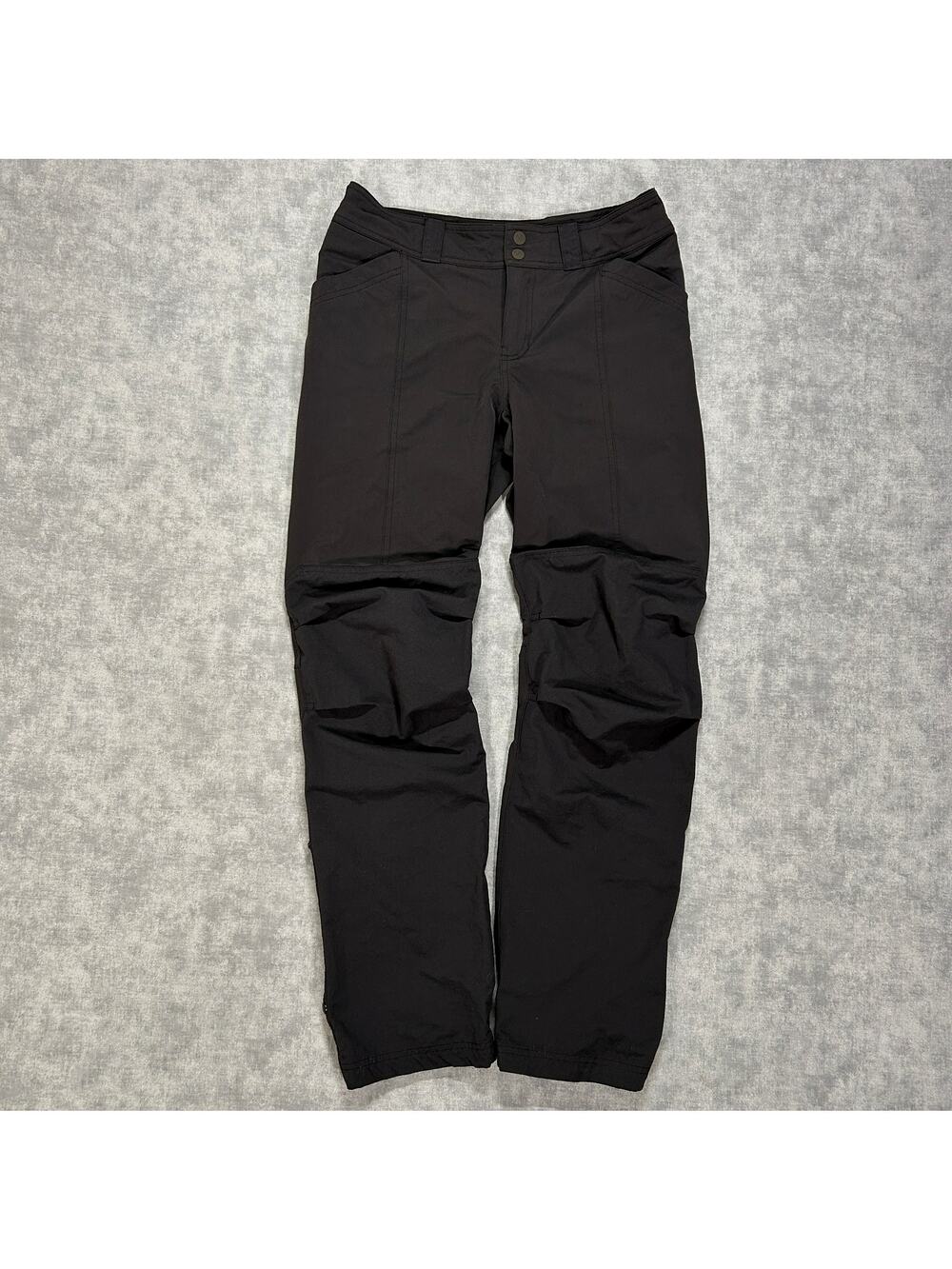 REI Co-Op Sahara Roll up black active hiking outdoors trail pants womens 6